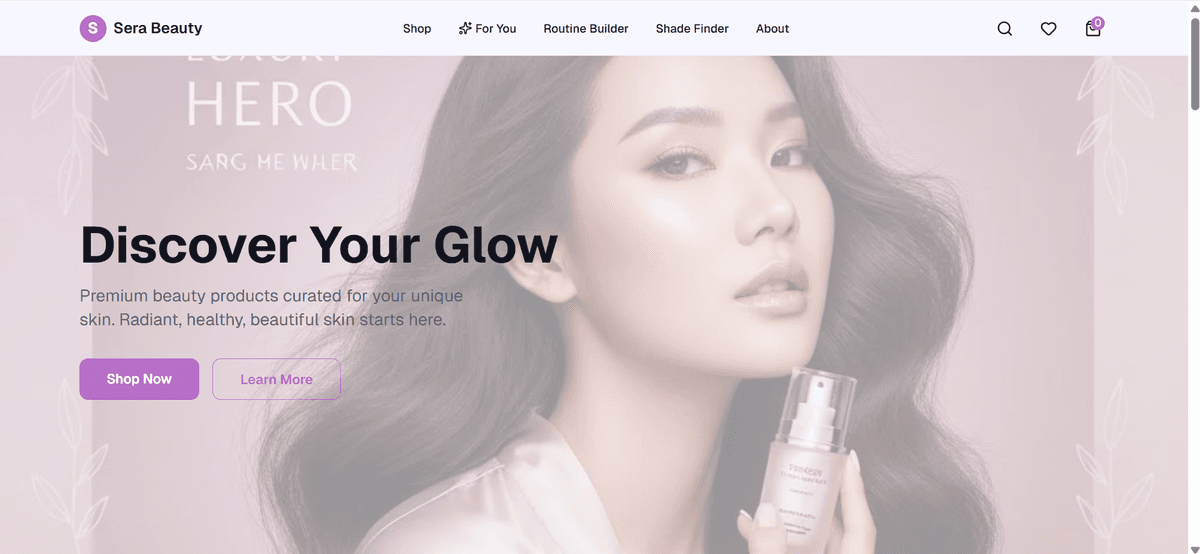 Sera Beauty, Intelligent E-commerce Platform